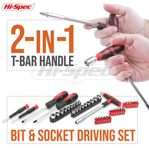 Hi-Spec 73 Pc Home Maintenance Tool <b>Set</b> With Hammer <b>Pliers</b> Wrenches Socket <b>Set</b> 1/4 In Drive Chrome Vanadium Steel Hard Case - Product Image 3