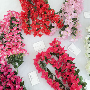 Fábrica de Flores Meiyu, Flores Artificiales de Buganvilla de Seda, Decoraciones Colgantes para Techos de Bodas - Product Image 2