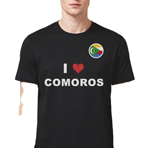 Lightweight and Breathable Comoros Fan <b>T</b>-shirt for Summer Outdoor Gatherings and Matches Promotion - Product Image 4