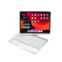 Clavier bluetooth rotatif à 2020 degrés pour tablette, 11 pouces, sans fil, adapté aux tablettes 360 ipad pro11, avec coque de protection
