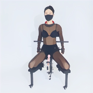 БДСМ эротические игрушки принудительная стимуляция на коленях, каркас для шеи и запястья, открытые ноги, сексуальные манжеты, удерживающие устройства, кресло для связывания - Product Image 1