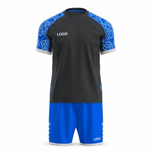 Ensemble d'uniformes de football personnalisés par sublimation, 100 % polyester, séchage rapide, maillot de football OEM, vente en gros - Product Image 5