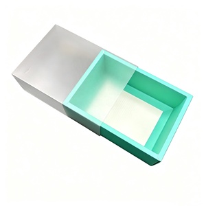 Caja de Regalo Deslizable Azul Ecológica de Alta Gama con Tapa Transparente para Regalos de Cumpleaños y Festivos, Ideal para Jabones y Recuerdos, Personalizable - Product Image 6