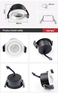 Đèn Trần 25 Độ Nghiêng Nội Thất IP44 Đèn <span class=keywords><strong>Led</strong></span> Chiếu Điểm Mini 5W Đèn <span class=keywords><strong>LED</strong></span> Âm Trần <span class=keywords><strong>COB</strong></span> Cho Gia Đình - Product Image 5