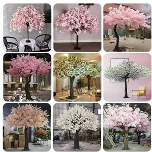 Nguồn Nhà Máy Tùy Chỉnh Lớn Cây Nhân Tạo Cá Nhân Lớn Giả Olive Cherry Banyan Ficus Cây Cọ Dừa Cho Tất Cả Các Loại Cây - Product Image 4