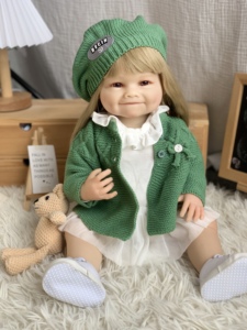 Niños pezón chupando bailarina Chukly niñas niño <span class=keywords><strong>porcelana</strong></span> tres niños pequeños 20cm plástico humano Amigurumi vinilo Reborn muñeca - Product Image 2