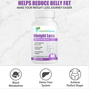 Private Label Weight Loss Detox Probiotics Capsules Reduce Belly Fat Curb Appetite Boost Energy for Women&Men <b>Supplement</b> - Product Image 4