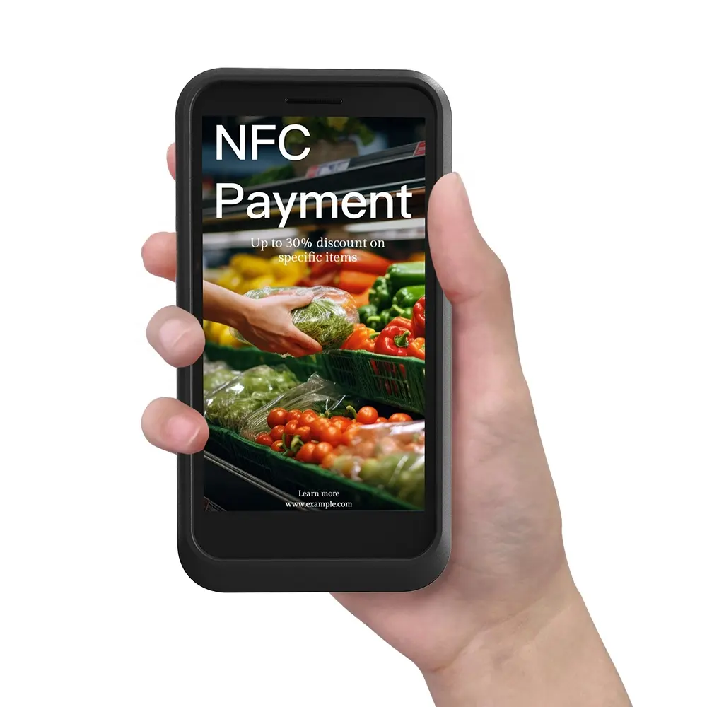 Teléfono inteligente NFC Android de 5 pulgadas personalizado, tableta Android con lector RFID, menú de restaurante, tableta, pantallas inteligentes, tableta Android