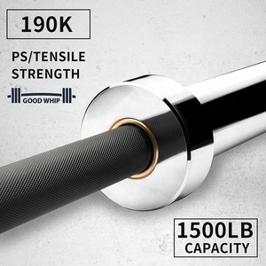 ONESTARSPORTS # Nueva Llegada Powerlifting Barbell/Power Weight Lifting Bar/Hard Chrome Barbells Iwf Barbells en venta - Product Image 4