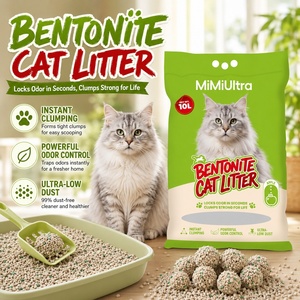 Arena para Gatos de Bentonita Premium, Aglutinación Rápida, Bajo Contenido de Polvo, Control de Olores, Venta al por Mayor OEM, Arena para Mascotas - Product Image 1