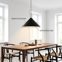 Lampe suspendue moderne et colorée pour bureau et salle à manger, solutions d'éclairage d'usine avec installation de projet