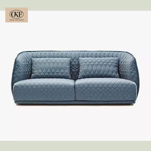 OKF 2025 Moderno Sofá de Oficina Chesterfield Conjunto Minimalista de 2 Plazas para Hoteles Villas Fabricado Pana Relleno de Esponja - Product Image 3