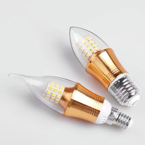 หลอดไฟ LED ทรงข้าวโพด ขั้ว E27 ชิป SMD2835 แสงขาว 2700K ตัวหลอดทำจาก PC ใช้ไฟ AC 110V ได้รับการรับรองมาตรฐาน CE อายุการใช้งาน 50000 ชั่วโมง Ra80 รับประกัน 2 ปี ความสว่าง 240-3600 ลูเมนส์ - Product Image 1