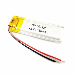 Factory Price Rechargeable battery small battery lithium polymer 3,7 v 501235, 150mAh tewaycell - Product Image 1