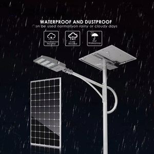 Nouvelle conception 2025, prix d'usine, lampadaire solaire LED en plastique étanche IP65 pour usage extérieur sur route - Product Image 5