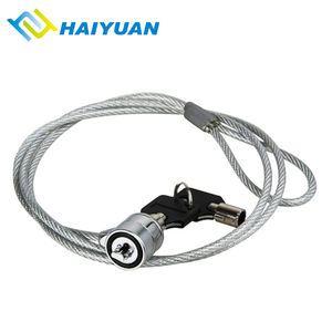 สายล็อคเหล็กกันขโมยแบบพกพาสำหรับแล็ปท็อป พร้อมกุญแจมาสเตอร์ สำหรับตู้โชว์สินค้าในร้านค้าปลีก - Product Image 6