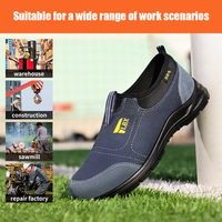 GUYISA OEM Chaussures de sécurité industrielles légères unisexes antistatiques avec embout en acier pour quatre saisons