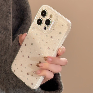 เคสไอโฟน 16 แบบสองชั้นประกายกลิตเตอร์  ลายดาวสีสันสดใสเต็มจอ สำหรับไอโฟน 15 โปรแม็กซ์ เคสนิ่ม  รุ่นเฉพาะ 14  17 - Product Image 5