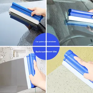 Nueva Herramienta de Lavado de Autos con Cuchilla de Silicona para Vidrios, Doble Fila en Forma de V, Sin Ruido - Product Image 6