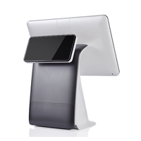 15.6 pouces tout en un pos machine écran tactile windows android tablette POS avec imprimante