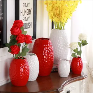 Vaso artístico de arte, decoração personalizada, vaso de flores de cerâmica