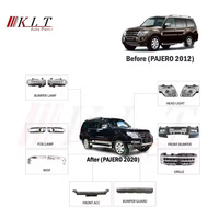 Kit Carrosserie Pare-chocs Avant KLT 4X4 pour Pajero V93 V97 2015 2018 Mise à Niveau vers V98 2019
