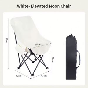 Chaises de camping légères, portables et pliables pour le camping en plein air, la randonnée, la pêche, l'alpinisme, la plage - Product Image 4
