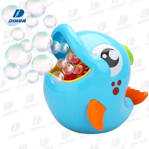 P&C Toys Auto Bubble Machine Kids Dolphin Toy Perfect Indoor Outdoor Travel Theme Parties 4000 Bubbles Per Minute 8oz(236ml)