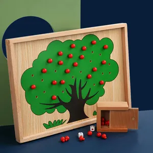 Trẻ Em Mới Tư Duy Logic Đào Tạo Số Apple Toán Học Hỗ Trợ Giảng Dạy Trẻ Em Montessori Đồ Chơi Giáo Dục Sớm Bằng Gỗ