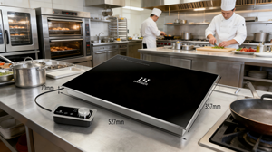 Table de cuisson à induction encastrable pour la préparation des aliments et la cuisson AM-BCD106, design encastrable et discret pour une cuisine harmonieuse - Product Image 2