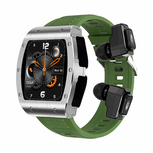 BT 音乐播放 通话功能 IP67 生活防水 运动无线耳机 手表 JM09 <span class=keywords><strong>2</strong></span>合1 耳塞式智能手表 - Product Image 3