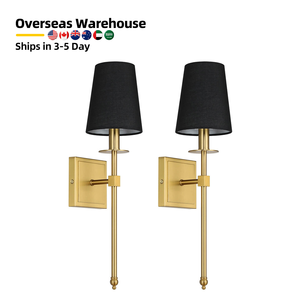 Lampada <span class=keywords><strong>da</strong></span> <span class=keywords><strong>Parete</strong></span> Moderna in Ottone Dorato ETL Designer per Camera <span class=keywords><strong>da</strong></span> Letto, Soggiorno e Hotel - Product Image 1