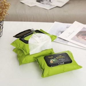 Lingettes démaquillantes professionnelles personnalisées très vendues, 100% coton, sans <span class=keywords><strong>alcool</strong></span>, à l'aloe vera et à la vitamine E, 30 lingettes pour les yeux et les lèvres - Product Image 3