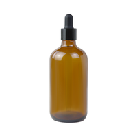 Prix moins cher 120ml Ambre Euro compte-gouttes d'huile essentielle flacons en verre brun avec compte-gouttes gradué résistant aux enfants