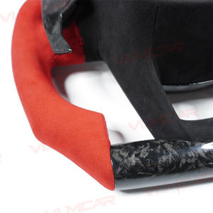 Volante de fibra de carbono personalizado para <span class=keywords><strong>seat</strong></span> <span class=keywords><strong>leon</strong></span> <span class=keywords><strong>Cupra</strong></span> <span class=keywords><strong>MK3</strong></span> F1 estilo volante con embellecedor - Product Image 3