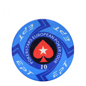 Jetons <span class=keywords><strong>de</strong></span> <span class=keywords><strong>poker</strong></span> en céramique EPT <span class=keywords><strong>de</strong></span> 10 grammes et 39 millimètres, avec logos/couleurs personnalisés, faible quantité minimale <span class=keywords><strong>de</strong></span> commande, livraison directe <span class=keywords><strong>de</strong></span> l'usine - Product Image 5