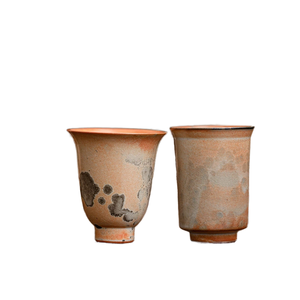 Shino Ware Magnolia Cup Open Slice Taza de té de cerámica para uso personal para Kung Fu Tea Set Master Tasting Cup para fiestas - Product Image 3