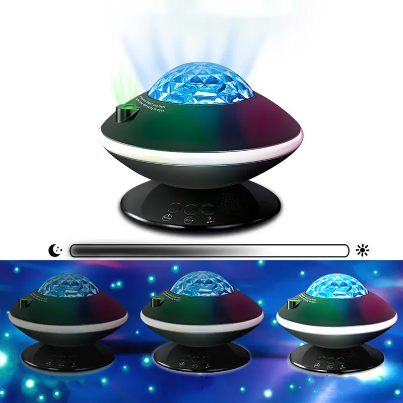 Mini Star Projector with Sky Lights, Moon Projection Lamp for Galaxy Ocean, Bedroom, Night Light with Remote Control