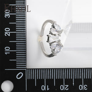 Rakol RP5405 Boutique Simple Fashion Zirconia <b>Open</b> <b>Ring</b> Jewelry - Product Image 5