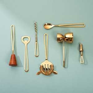 Ensemble d'outils de bar de qualité supérieure avec finition dorée, fabriqué en métal, en vente par les exportateurs - Product Image 3