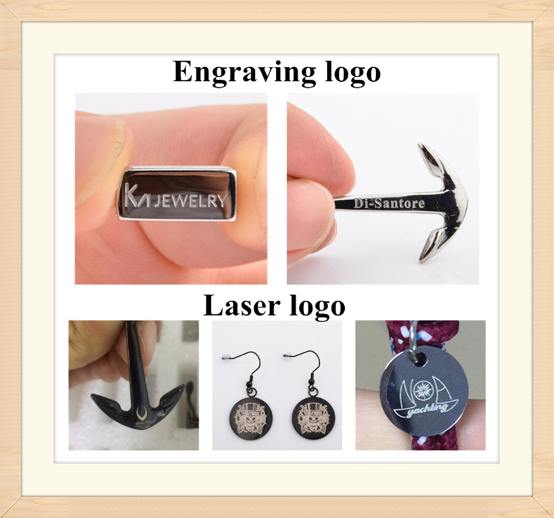 Регулируемый изготовленный на заказ якорь из нержавеющей стали ручная работа нейлоновая веревка плетеная черная двойная PU натуральная кожа для мужчин