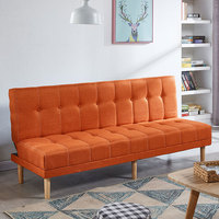 Modernes Konvertierbares Schlafsofa Einfaches Stoff- oder Leder-Klappsofa für Wohnzimmer zum Sitzen & Schlafen für den Heimgebrauch
