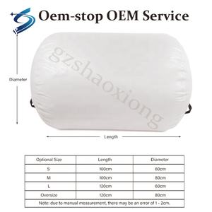 Yoga gymnastique à domicile exercice entraînement Air piste <span class=keywords><strong>rouleau</strong></span> cylindre <span class=keywords><strong>pas</strong></span> <span class=keywords><strong>cher</strong></span> prix noir gymnastique Fitness DWF gonflable Air baril - Product Image 5