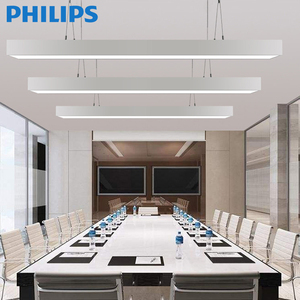 Philips LED <span class=keywords><strong>ufficio</strong></span> lampadario luce di striscia rettangolare studio supermercato negozio di Internet cafe vento industriale lampadario - Product Image 2