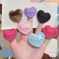 Éponges de maquillage en forme de cœur Sweet Beauty de haute qualité, sans latex, avec logo personnalisé, éponge de maquillage Wet and Wild, éponge à poudre pour les doigts