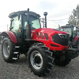 Cabina de aire acondicionado para huerto, 100hp, 110hp, 120hp, tractor de trabajo para granja forestal de montaña, hilo, 2023