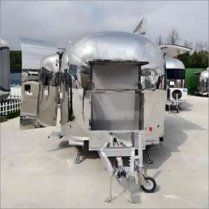 Remorque de bar mobile jour et nuit avec comptoir en acier inoxydable pour le service du café de jour et le bar à cocktails de nuit - Product Image 2