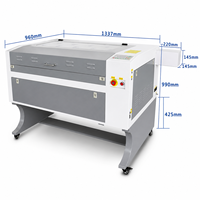 Machine de gravure et de découpe au laser CO2 directe d'usine 60W/80W/100W Haute Précision Pierre Bois Refroidissement par Eau RD8445 WiFi LightBurn