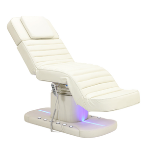 Nouveau Lit de Beauté Électrique en Cuir Synthétique Luxueux avec Dossier Réglable pour Soins du Visage et Application de Cils en Salon - Product Image 5