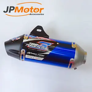 Motorcycle Exhaust Mufflers Universal High Performance Motorcycle CRF230F Exhaust System Stainless Steel blue muffler pipe